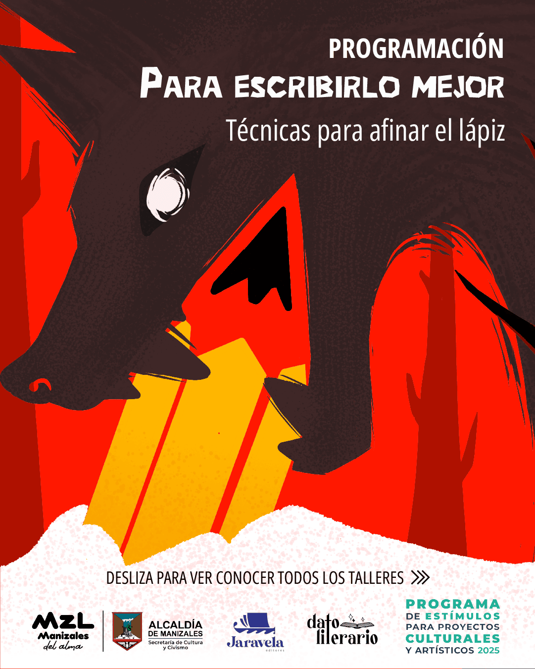 Programación del taller de escritura: Técnicas para afinar el lápiz